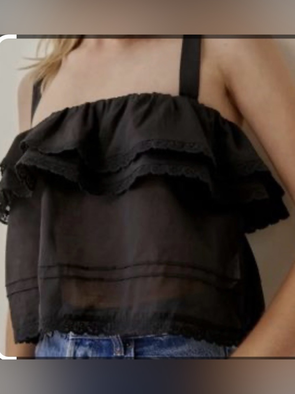 NWT Olivaceous Gemma Top Sz M